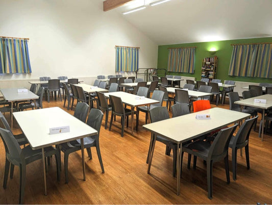 Enhancing Community Spaces: Our Donation of 50 Polypropylene Chairs