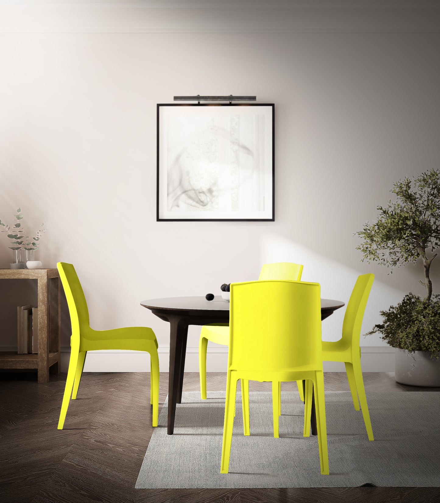 Modern Versatile Chair - Canary Yellow