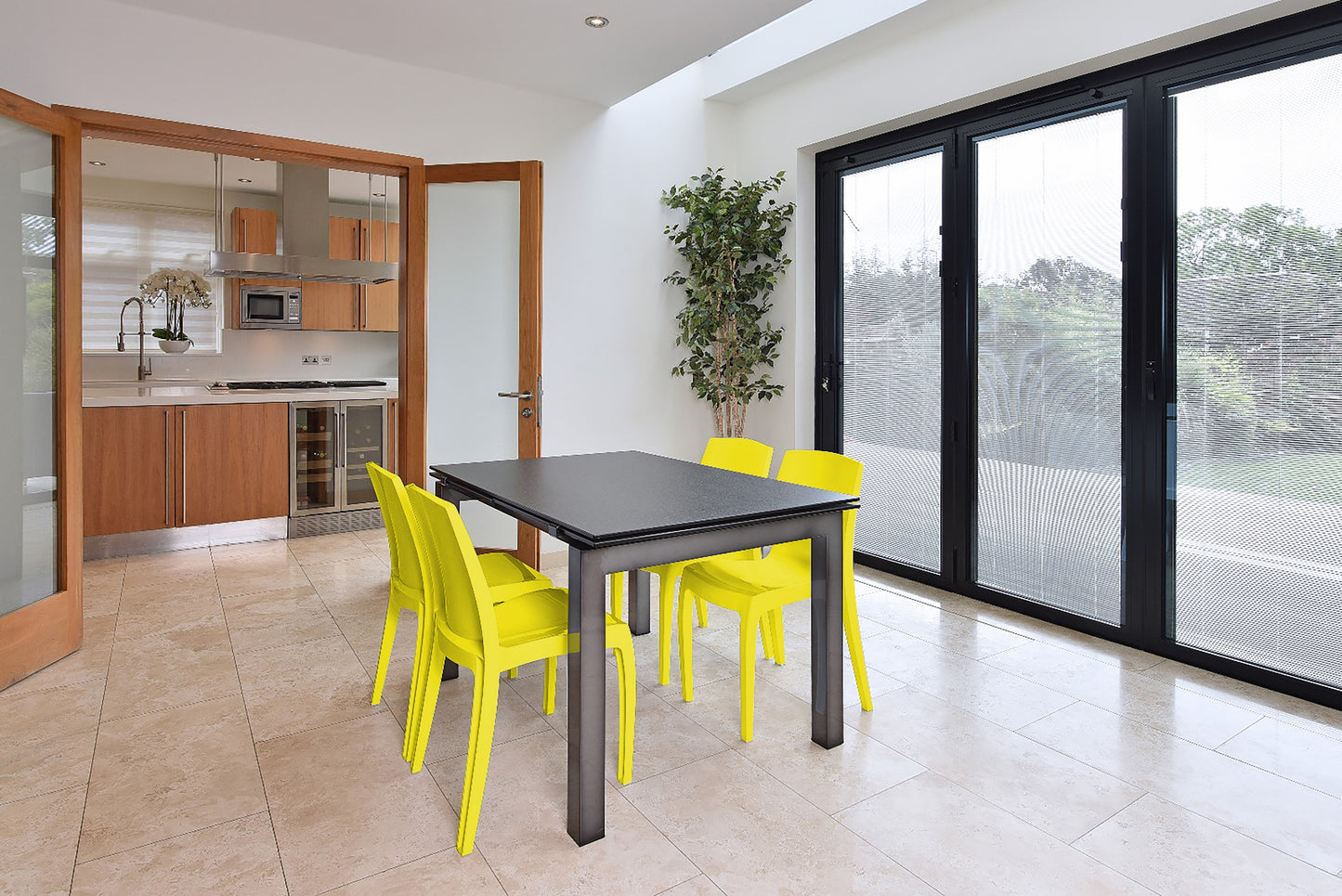 Modern Versatile Chair - Canary Yellow