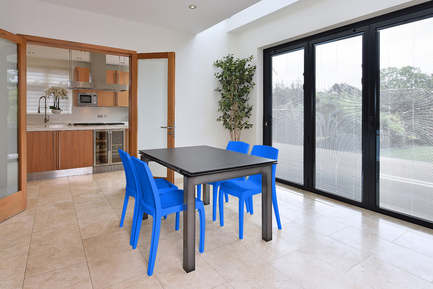 Modern Versatile Chair - Sky Blue