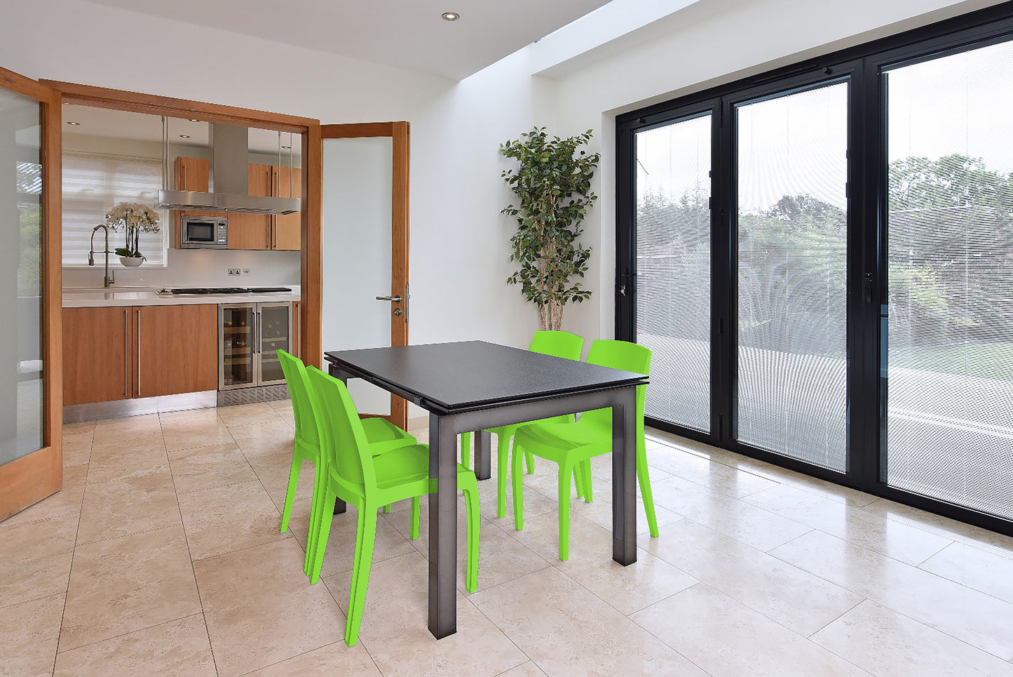 Modern Versatile Chair - Brat Green