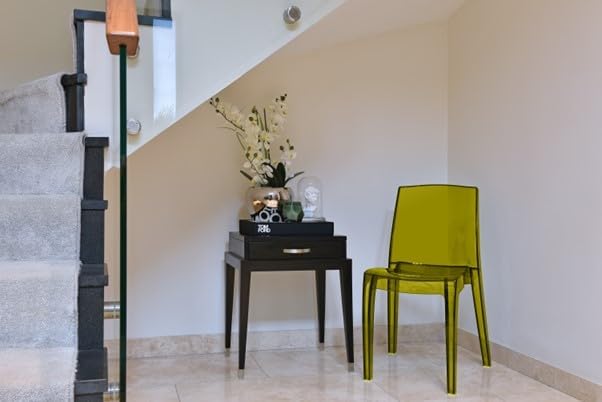 Modern Transparent Chair - Gold