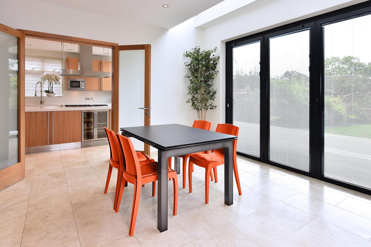 Modern Versatile Chair - Orange