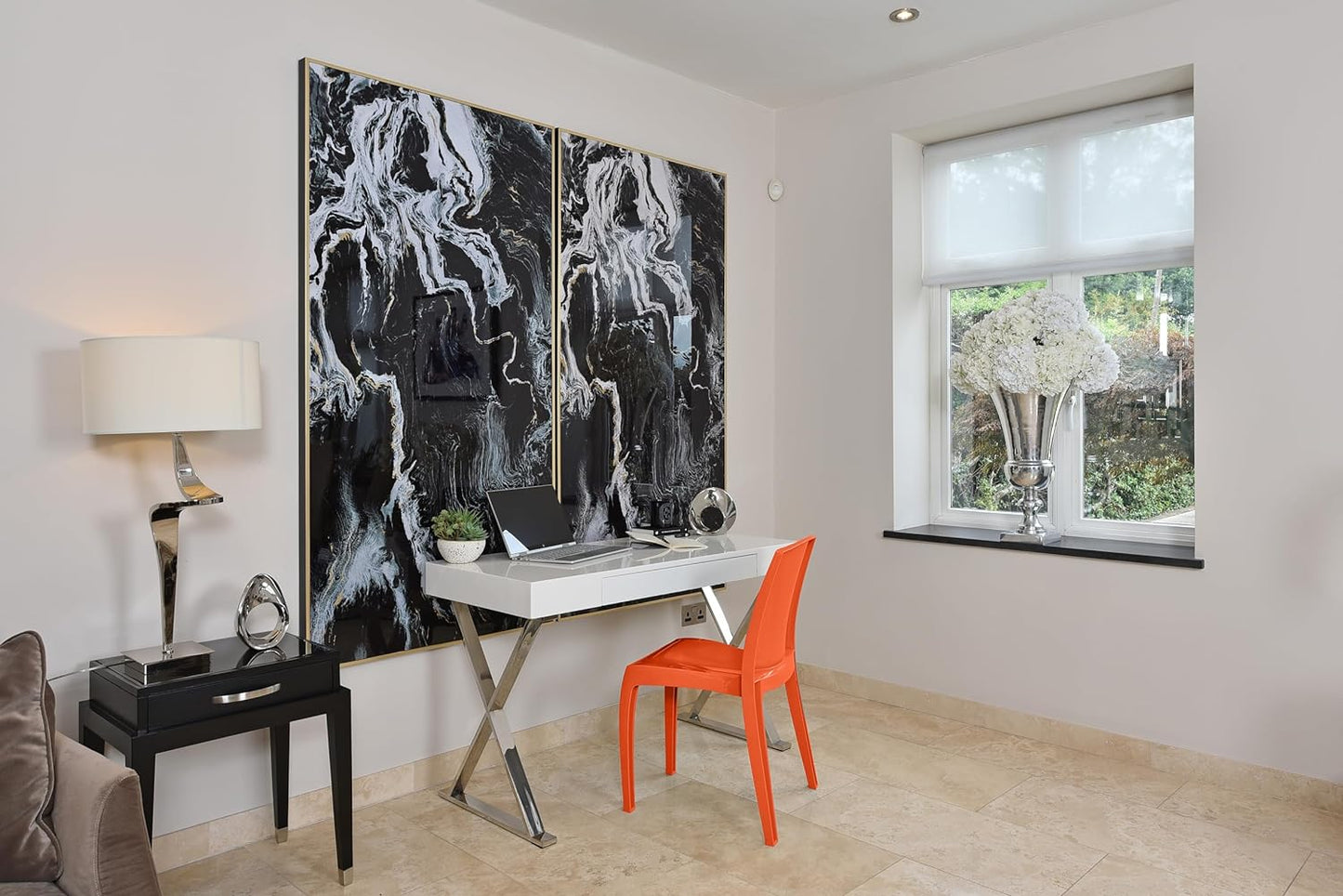 Modern Versatile Chair - Orange