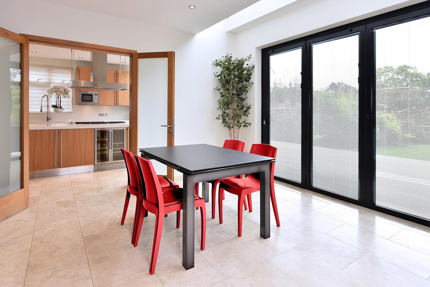 Modern Versatile Chair - Red